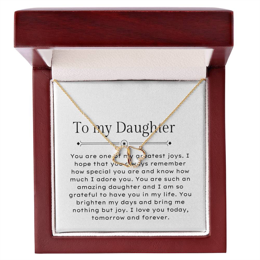 Gift for Daughter Everlasting Love Necklace