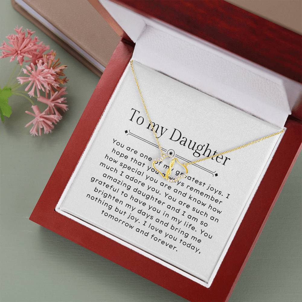 Gift for Daughter Everlasting Love Necklace