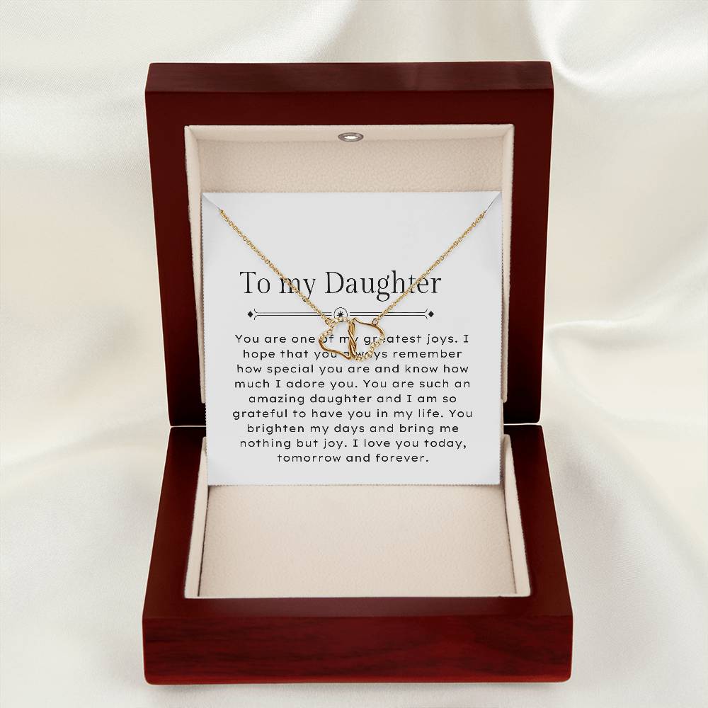 Gift for Daughter Everlasting Love Necklace