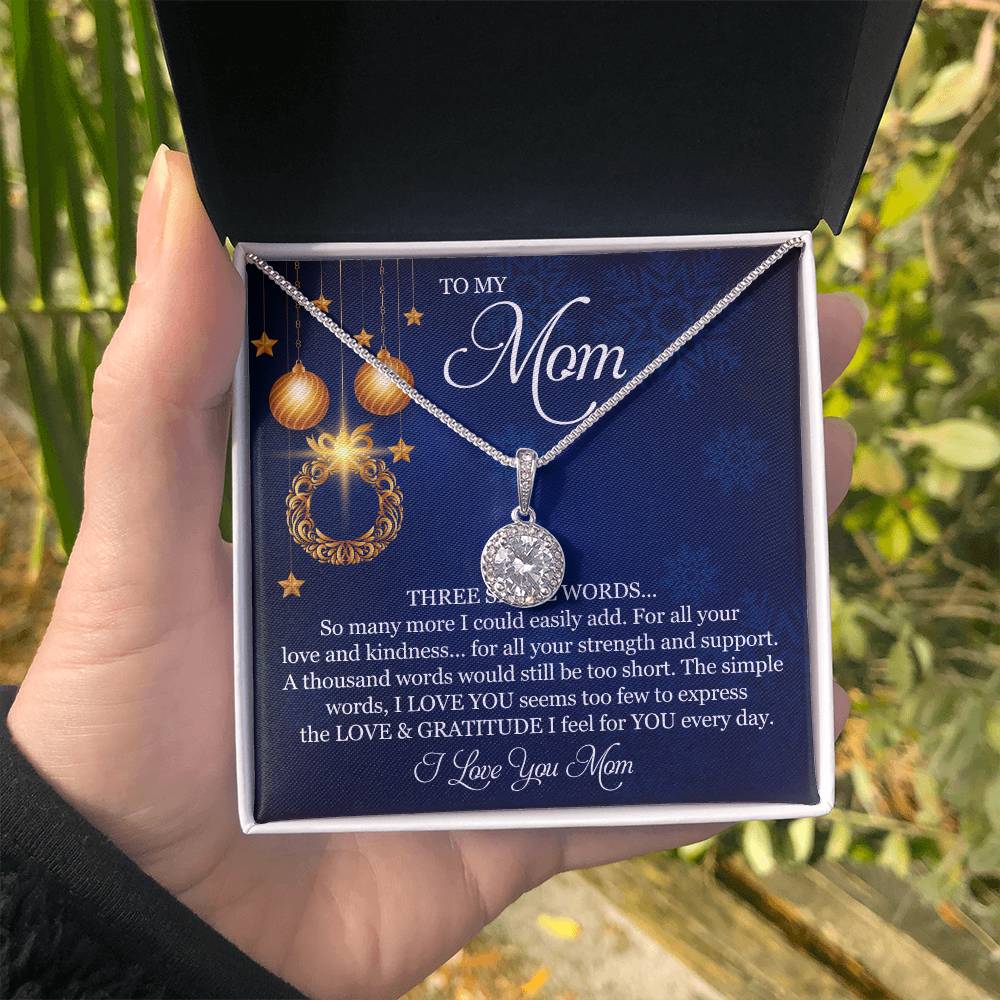 To My Mom Eternal Hope Necklace