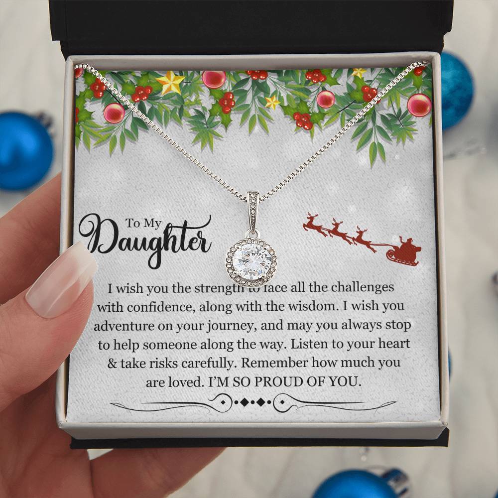 To My Daughter Eternal Hope Necklace