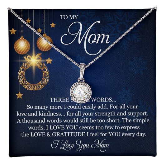 To My Mom Eternal Hope Necklace