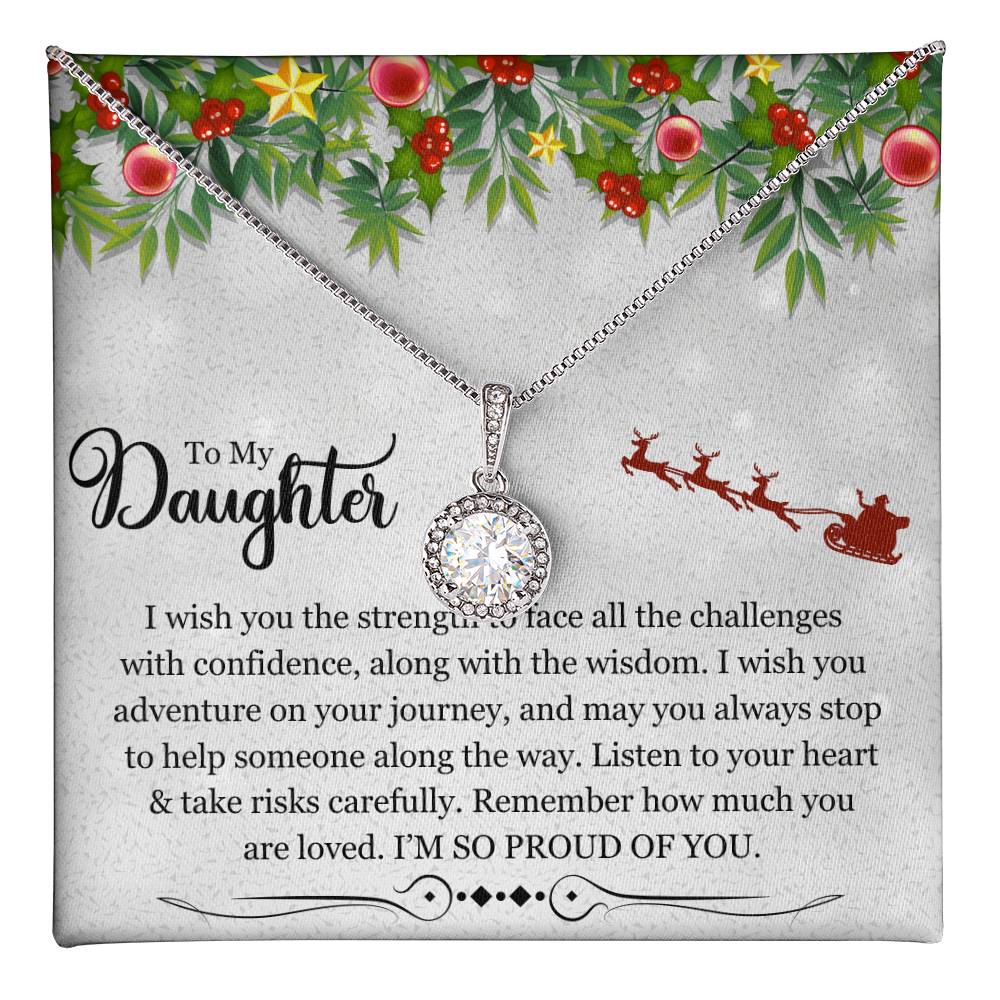 To My Daughter Eternal Hope Necklace