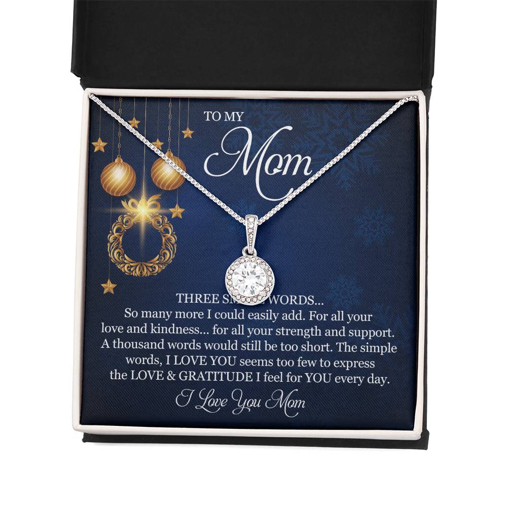 To My Mom Eternal Hope Necklace