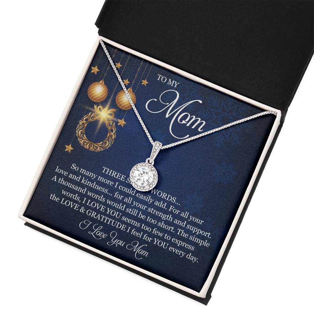 To My Mom Eternal Hope Necklace