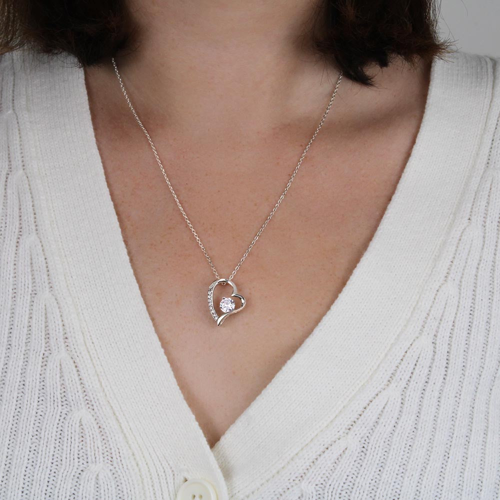 Gift For Mum/daughter/wife/sister Forever Love Heart Necklace (No MC)