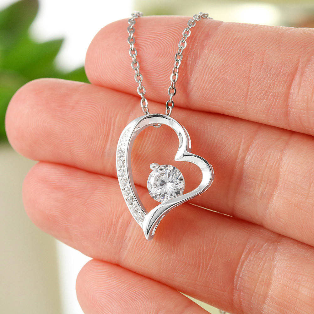 Gift For Mum/daughter/wife/sister Forever Love Heart Necklace (No MC)