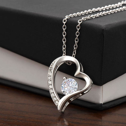 Gift For Mum/daughter/wife/sister Forever Love Heart Necklace (No MC)