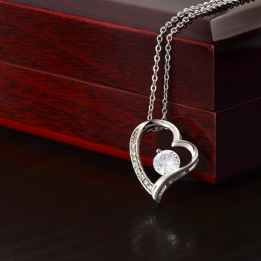 Gift For Mum/daughter/wife/sister Forever Love Heart Necklace (No MC)