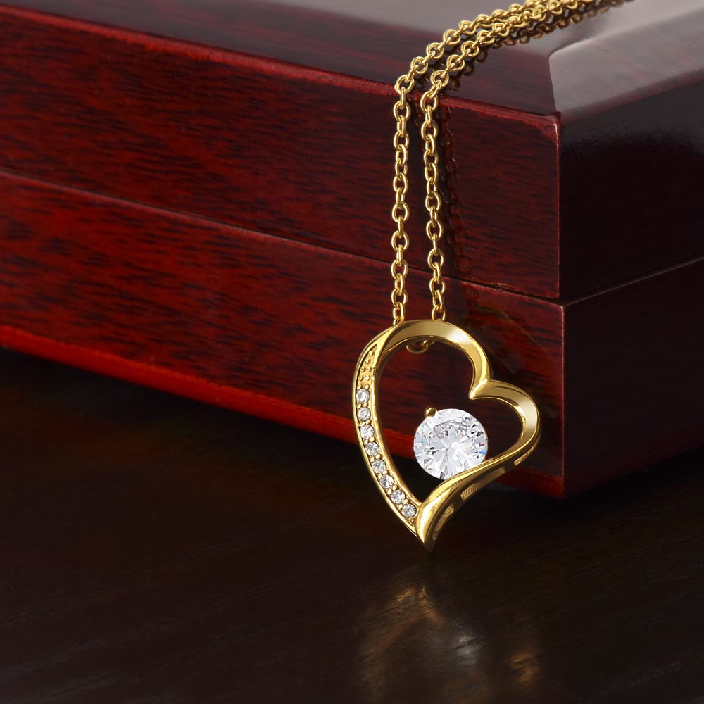 Gift For Mum/daughter/wife/sister Forever Love Heart Necklace (No MC)