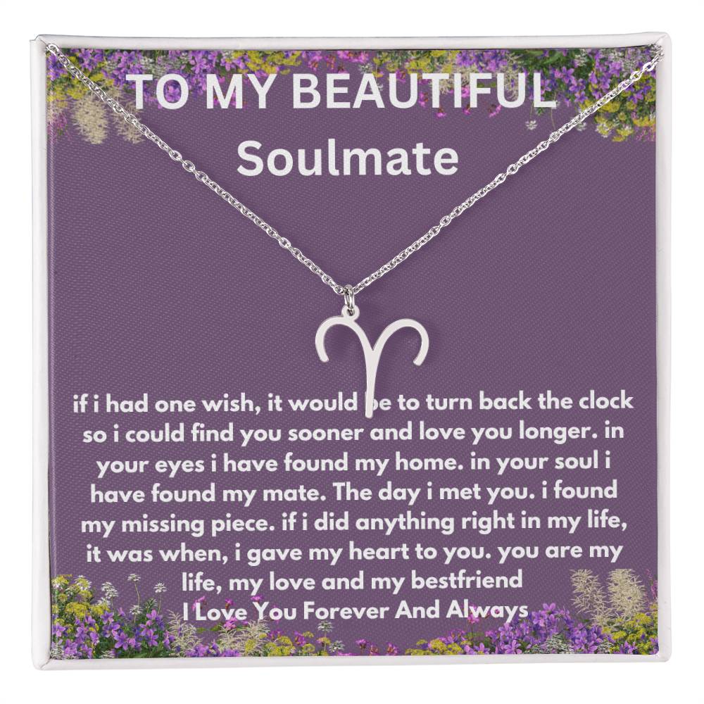 Gift For Soulmate Zodiac Symbol Necklace