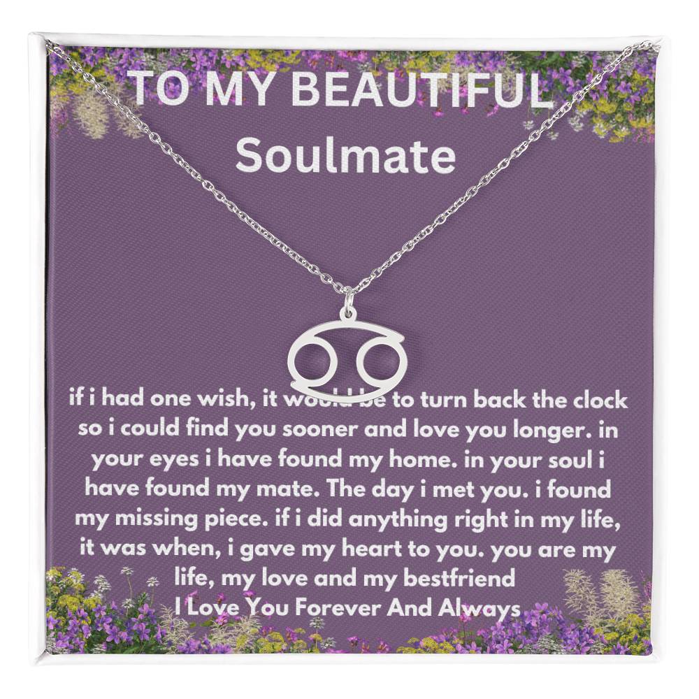 Gift For Soulmate Zodiac Symbol Necklace