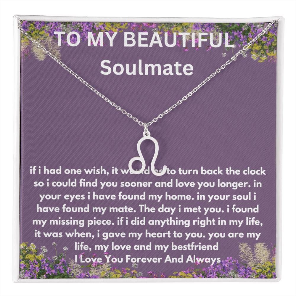 Gift For Soulmate Zodiac Symbol Necklace