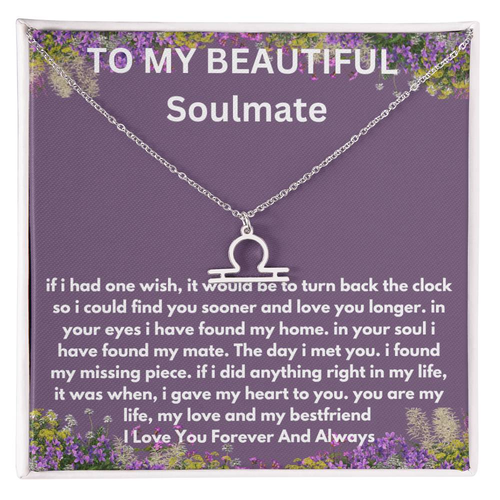 Gift For Soulmate Zodiac Symbol Necklace