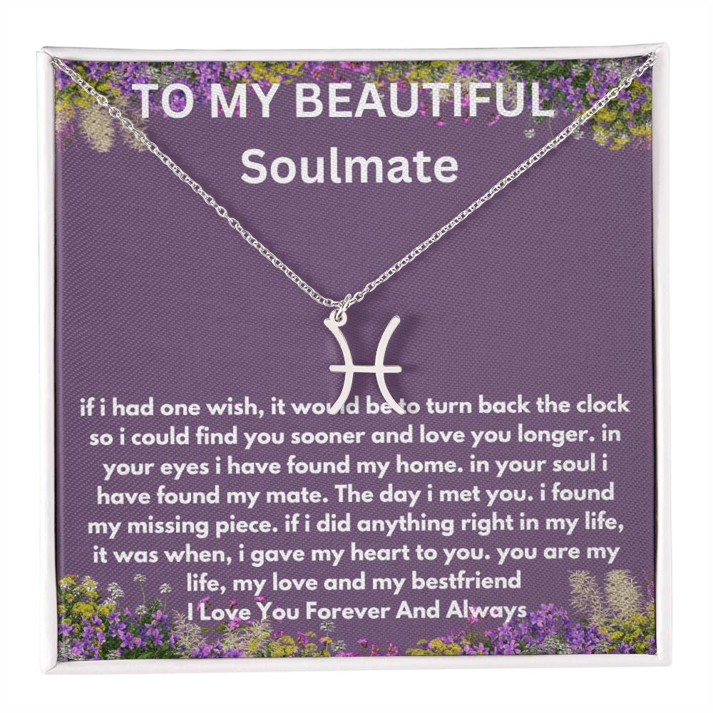 Gift For Soulmate Zodiac Symbol Necklace