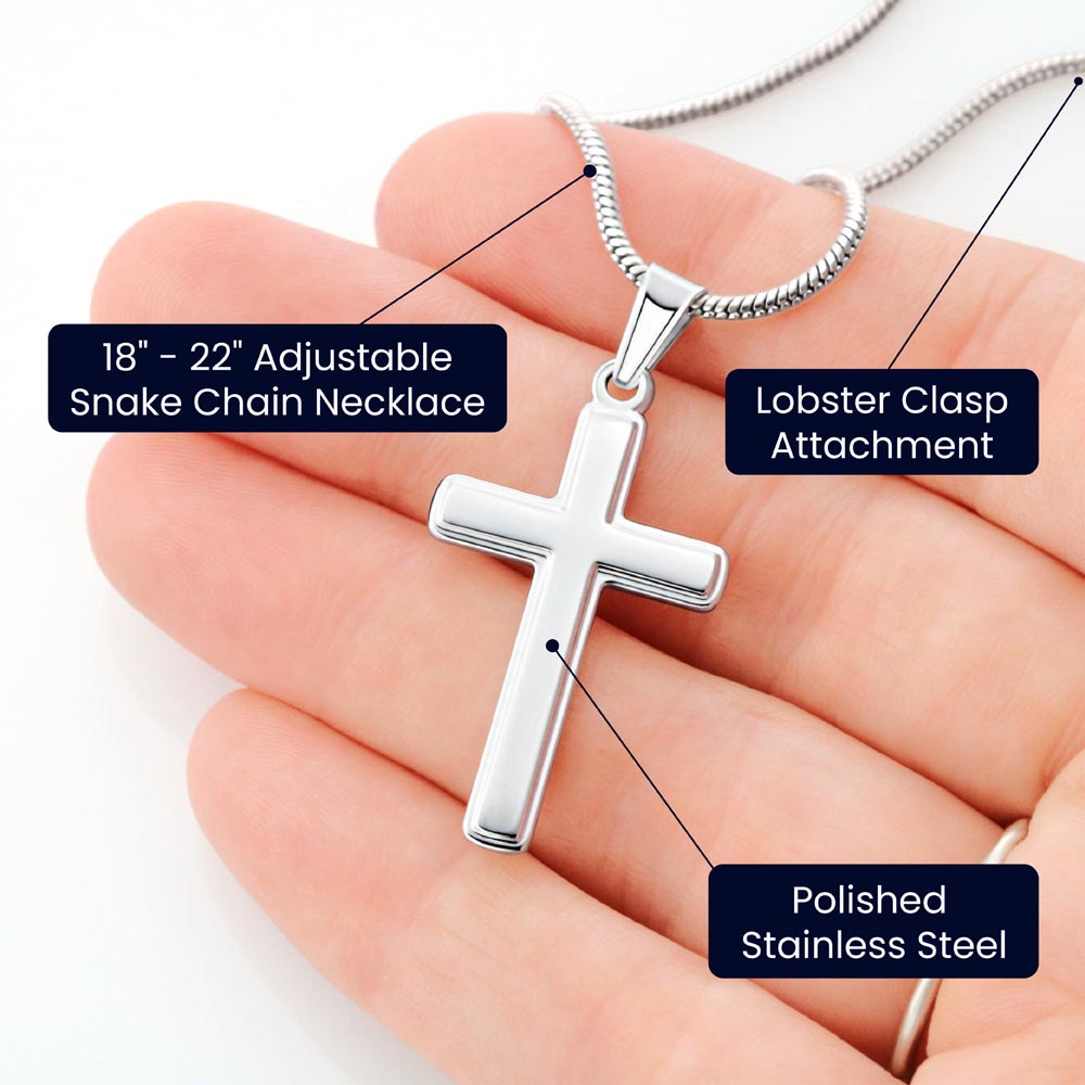 Dear Daughter Artisan Cross Necklace